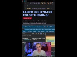 New way to handle light/dark themes with CSS
