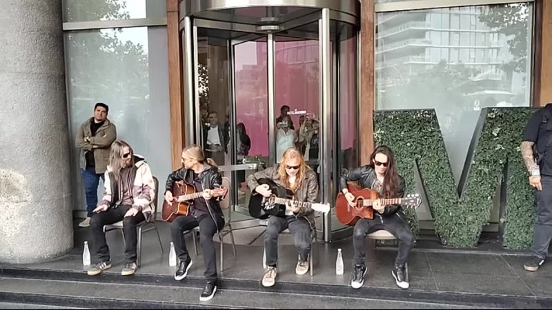  Megadeth Acoustic Set, Hotel Madero, Buenos Aires, Argentina, April 16, 2024