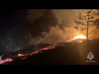 ‼️В Чемале горели торговые ларьки вблизи Чемальской ГЭС