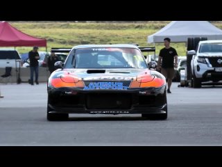 787b Engine in a Mazda Rx-7 Race Car!! Eerie Onboard Footage __ 26b 4-rotor Pure ASMR