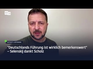 “Deutschlands Führung ist wirklich bemerkenswert“ – Selenskij dankt Scholz