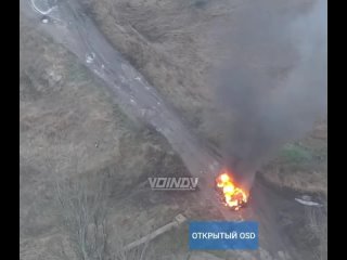 💥Операторы БПЛА русской армии уничтожили украинский военный УАЗ на Запорожском направлении