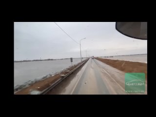 На видео участок дороги Тюмень - Омск.