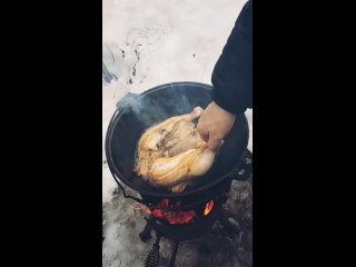Еда в казане рецепт курицы с хрустящей корочкой