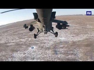 Russian Army Aviation crews successfully completed a combat mission