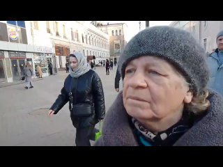 28.03.2024, Москва, Ярославский в-л, пикет, раздача газет, листовок, НОД РОМШ Рамиль Салихов, Галина Ивановна Иващенко.