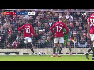 Marcus Rashford Penalty Goal 36’(P) | Manchester United 2-0 Everton | Premier League 2023/24 MW28