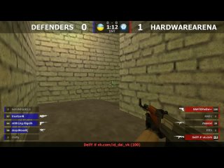 Финал турнира по CS 1.6 от проекта POWER ARENA HARDWAREARENA -vs- DEFENDERS @ by kn1fe