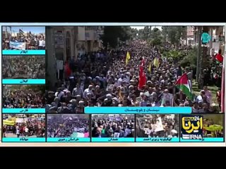 Importanti manifestazioni in Iran a favore del popolo palestinese, dopo una riunione tenutasi con Mosca e Pechino, i portavoce i