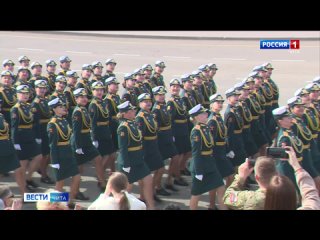 Парад Победы прошел в Чите