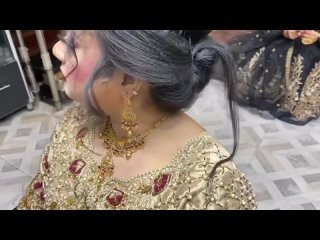 Lashes Beauty Parlour - Barat Bridal Hairstyle ｜ Trendy Hairstyle Full Tutorial ｜ STep By STep