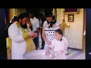Крещение девочек