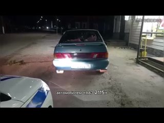 Пьяную автоледи задержали в Воронежской области – опубликовано видео
