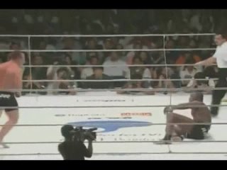 Igor Vovchanchyn vs nigger Carlos Barreto (Pride 6) 1999.Игорь Вовчанчин против негра Карлоса Баретто.11DeadFace