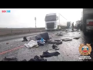 🇷🇺 Видео с места ДТП в Туймазинском районе, где сегодня погибло три человека