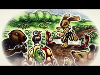 Бабушкины сказки - Заяц и Черепаха   Мультфильмы для детей