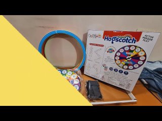 Unboxing and Review of Prem Ratna Ring Hopscotch Interlocking 13 Circle Floor Game For Kids-Jump Circle Creative Puzzle Toys