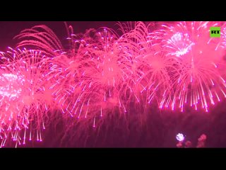 Fireworks light up Moscow skyline for 79th Victory Day