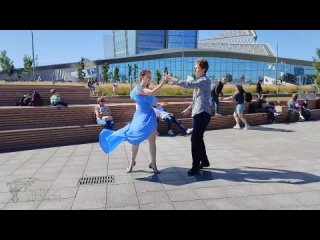 «Когда душа танцует» Кросс-степ вальс на набережной в Лахте 2023