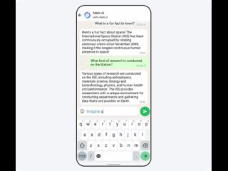 В WhatsApp появился чат-бот Llama 3 от Meta AI.