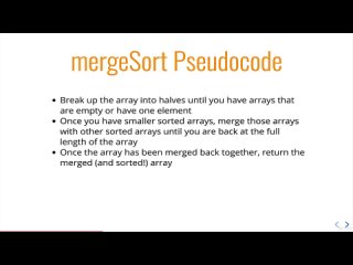 15_6. Writing Merge Sort Part 1