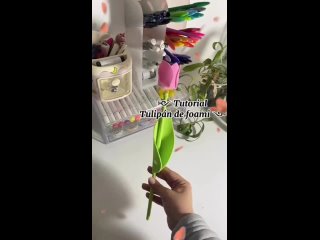 Оригинальный тюльпан своими руками