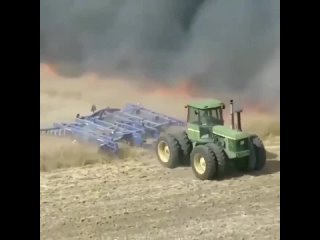 Спасение урожая от пожара