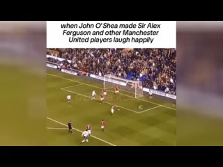 Джон О’Ши тащит на воротах    Манчестер Юнайтед|Manchester United