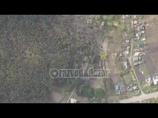 The destruction of the M109 Paladin self-propelled howitzer of the Armed Forces of Ukraine in the area of the village of Cherkas