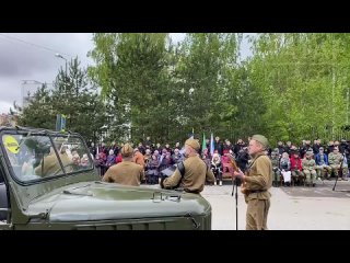 По улицам Казани проехалась военная техника времен Великой Отечественной войны