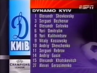 Динамо Киев Ювентус 1998