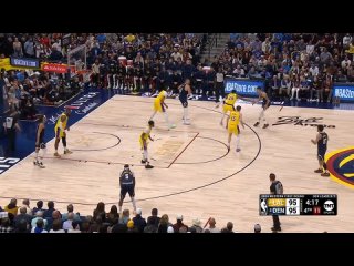 Jamal Murray dunks on LeBron James and flexes to the camera .