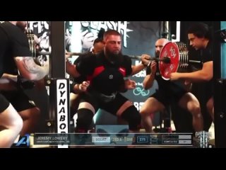 1 Jeremy Lowery squat 275kg