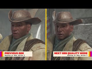 Сравнение обновлений Fallout 4 следующего поколения