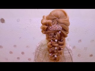A-J Beauty Parlour- - Bridal hairstyle for long hair l Kashees Hairstyle l Wedding hairstyle for bride l wedding hairdos