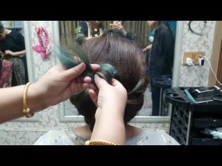 Lashes Beauty Parlour - Easy and quick bridal hairstyles for beginners ｜ bridal hairstyles ｜ wedding juda｜