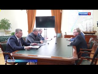 Астраханскому губернатору представили нового главу отделения морского регистра судоходства