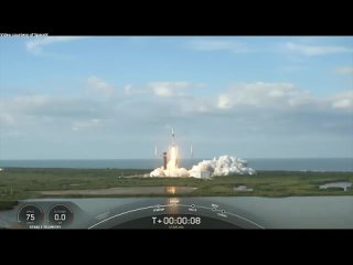 Старт ракеты Falcon 9 с 23 спутниками Starlink