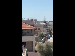 ️Footage shared by Israeli media shows a UAV crashing into Arab al-Aramshe