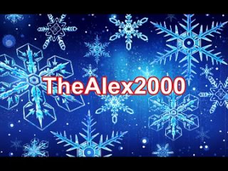 Зимняя заставка канала TheAlex2000