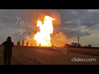 В Харьковской области внезапная авария на газопроводе...