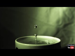Super  Slow Motion Water Droplet in Cup filmed at 10,000fps