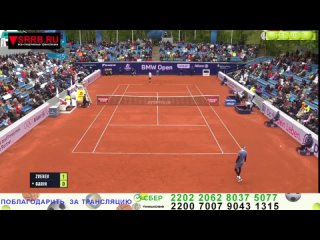 🇩🇪 Александр Зверев - 🇨🇱 Кристиан Гарин. 1/4 финала ATP250 🇩🇪 Мюнхен. Прямая трансляция  в 13:30.