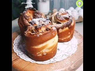 Куличи - Краффины со вкусом шоколада и апельсина