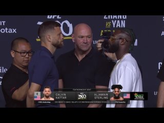 Кэттер vs Стерлинг. Дуэль взглядов с пресс-конференции UFC 300