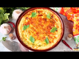 Пшённая запеканка с курицей