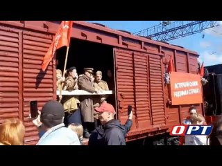 В Оренбург прибыл Поезд Победы