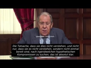 Russlands Außenminister zum Ukraine-Konflikt: Wir sind zu Verhandlungen bereit