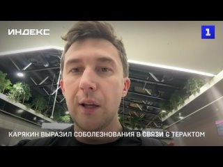 Карякин выразил соболезнования в связи с терактом