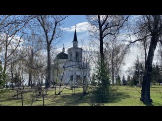 Репортаж о храме Иоанна Предтечи в нагорном парке. Барнаул, 2024